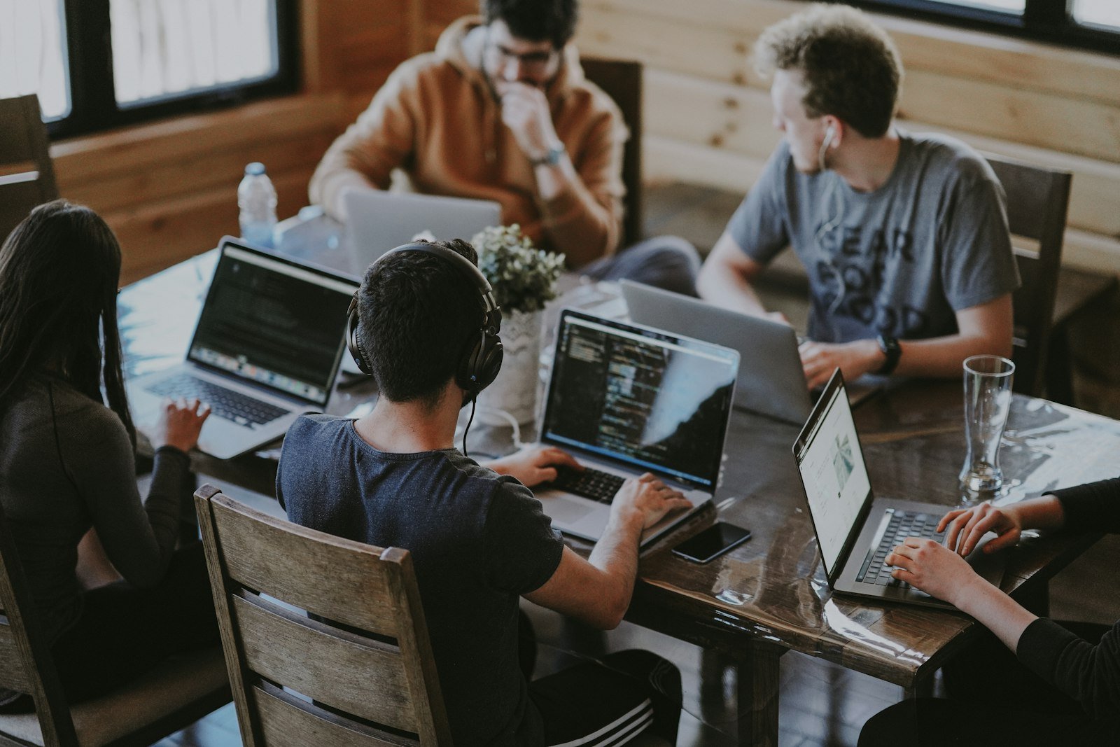 IT Professionals analyzing data